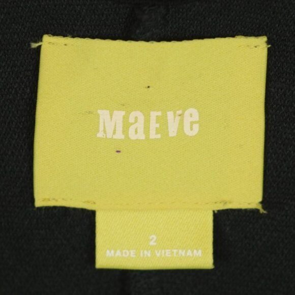 Anthropologie Maeve Amapola Women's Size 2 Black Chevron Striped Mini Dress - Picture 11 of 12